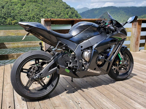 Buy Penta-Carbon Full System 15" Muffler (Black) ZX-10R (16-20) SKU: 366099 at the price of US$ 2129