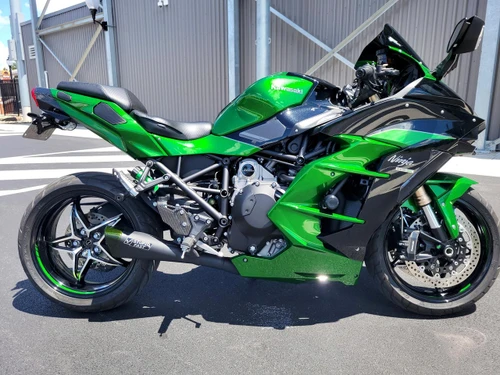 Buy Penta-Carbon Full System 15" Muffler (Black) Ninja H2 SX / SE / SE+ (18-26) SKU: 366177 at the price of US$ 2129