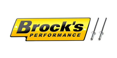 Buy Brock's Performance Logo Plate 5.5in Yellow w/ Black Letters (Includes Rivets) SKU: LP997114 at the price of US$ 29.99 | BrocksPerformance.com