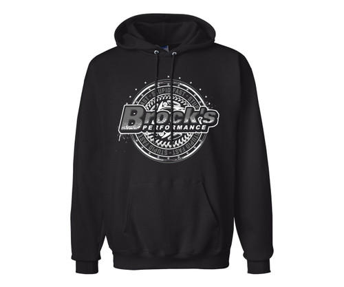Buy Large Brock's Hooded Sweatshirt w/ Sprocket Logo SKU: 503659 at the price of US$ 39.99 | BrocksPerformance.com