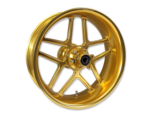 Buy Laguna 17 x 6.25 Forged Aluminum Rear Wheel - Gold (09-23) H-D Models Models SKU: 198594 at the price of US$ 1585 | BrocksPerformance.com