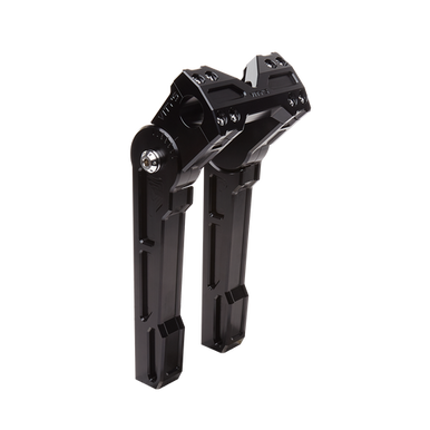 Buy Adjustable 8in Riser Black for 1in Bar Clamp Road Glide (15-23), Softail (18-23) SKU: 695059 at the price of US$ 695 | BrocksPerformance.com