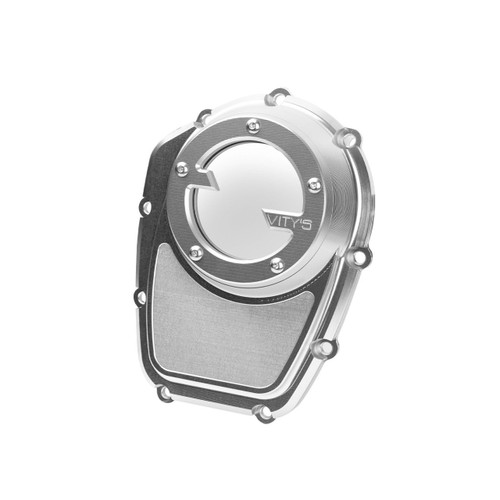 Buy Massive Cam Cover Silver Touring (17-23), Softail (18-24) SKU: 695514 at the price of US$ 595 | BrocksPerformance.com