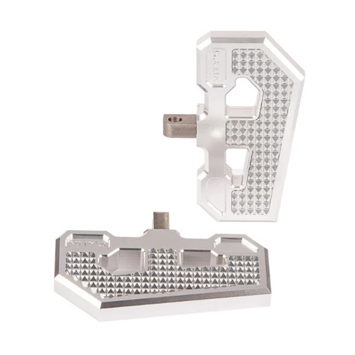 Buy Racing Driver Floorboards Silver Softail (18-24) SKU: 695774 at the price of US$ 395 | BrocksPerformance.com