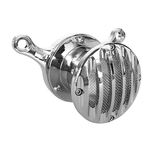 Buy Velocity Stack Grill Design Chrome Big Twin (See Fitment) SKU: 696619 at the price of US$ 559 | BrocksPerformance.com