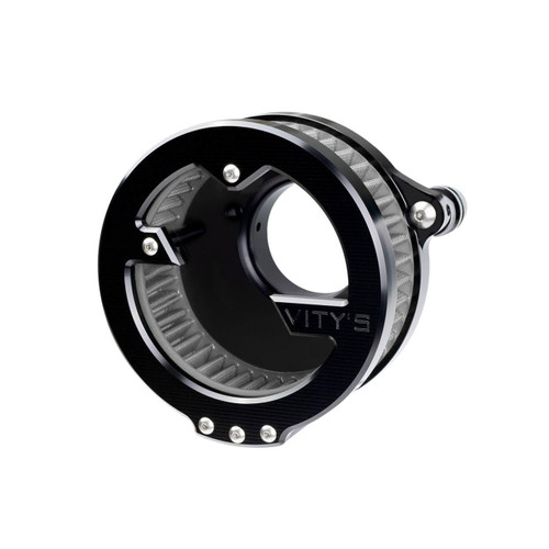 Buy Massive Air Cleaner Black Big Twin Cable Throttle (See Fitment) SKU: 697126 at the price of US$ 695