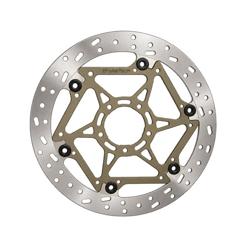 BrakeTech 330mm x 6.5mm Kawasaki ZX10R (16-26) AXIS RR SBK Narrowband RH Brake Rotor - BTD-38SB.SR