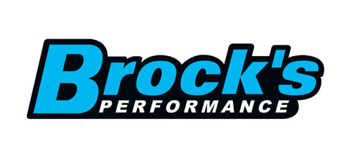 Buy 2 x 8'' Brock's Decal Blue on Black SKU: 903041 at the price of US$ 2.49 | BrocksPerformance.com