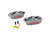 Buy Brembo M4 Front Caliper Set (108mm Radial) Titanium Grey SKU: 705257 at the price of US$ 1449 | BrocksPerformance.com