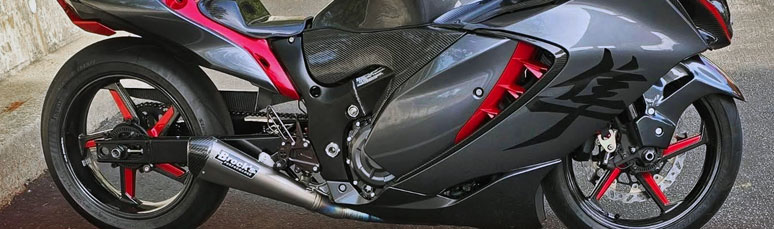 Titanium Full Systems for the Gen 3 Suzuki Hayabusa