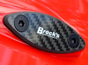 Carbon Fiber Mirror Block Offs
