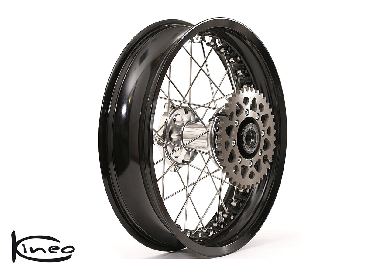 Buy Rear Kineo Wire Spoked Wheel - BMW S1000RR (10-20) and S1000R (14-20) - 6.00 x 17" SKU: 281222 at the price of US$ 1595 | BrocksPerformance.com