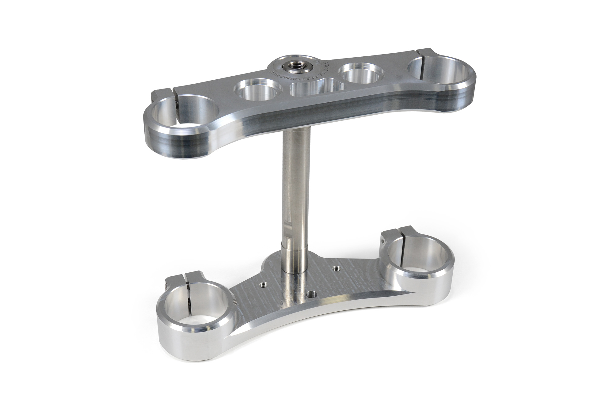 Buy Performance Triple Tree w/ Reversible Bottom Clamp 50/55mm (1.7" Offset) 214mm Spread SKU: 641213 at the price of US$ 729 | BrocksPerformance.com