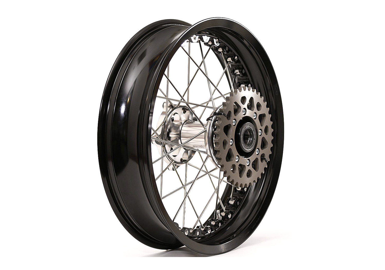 Buy Rear Kineo Wire Spoked Wheel - 5.00 x 17.0 R9T Scrambler (16-up) /Urban G/S (17- ) SKU: 281612 at the price of US$ 1295 | BrocksPerformance.com