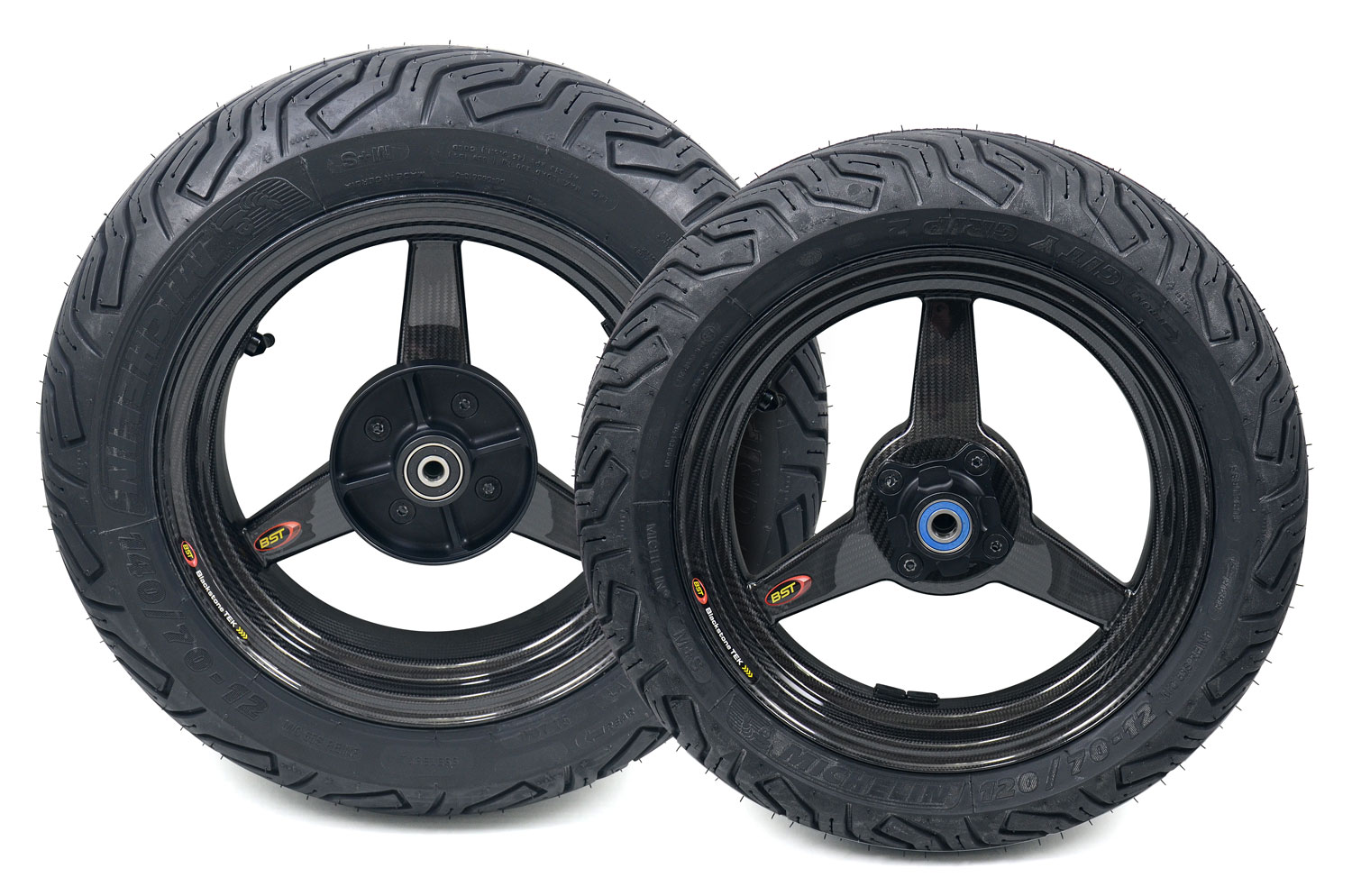 BST Wheel and Tire Package (OEM Size) for ABS Honda Grom (14-24) and Monkey (19-24) SKU: 166643 at the price of US$ 2295 | BrocksPerformance.com