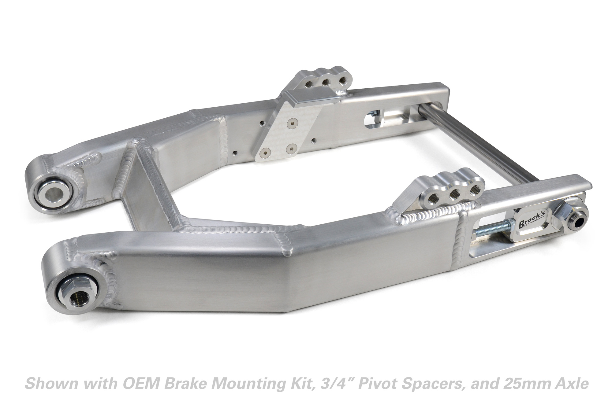 Performance Dyna Swingarm (Burnished) for Harley-Davidson Dyna (00-17)