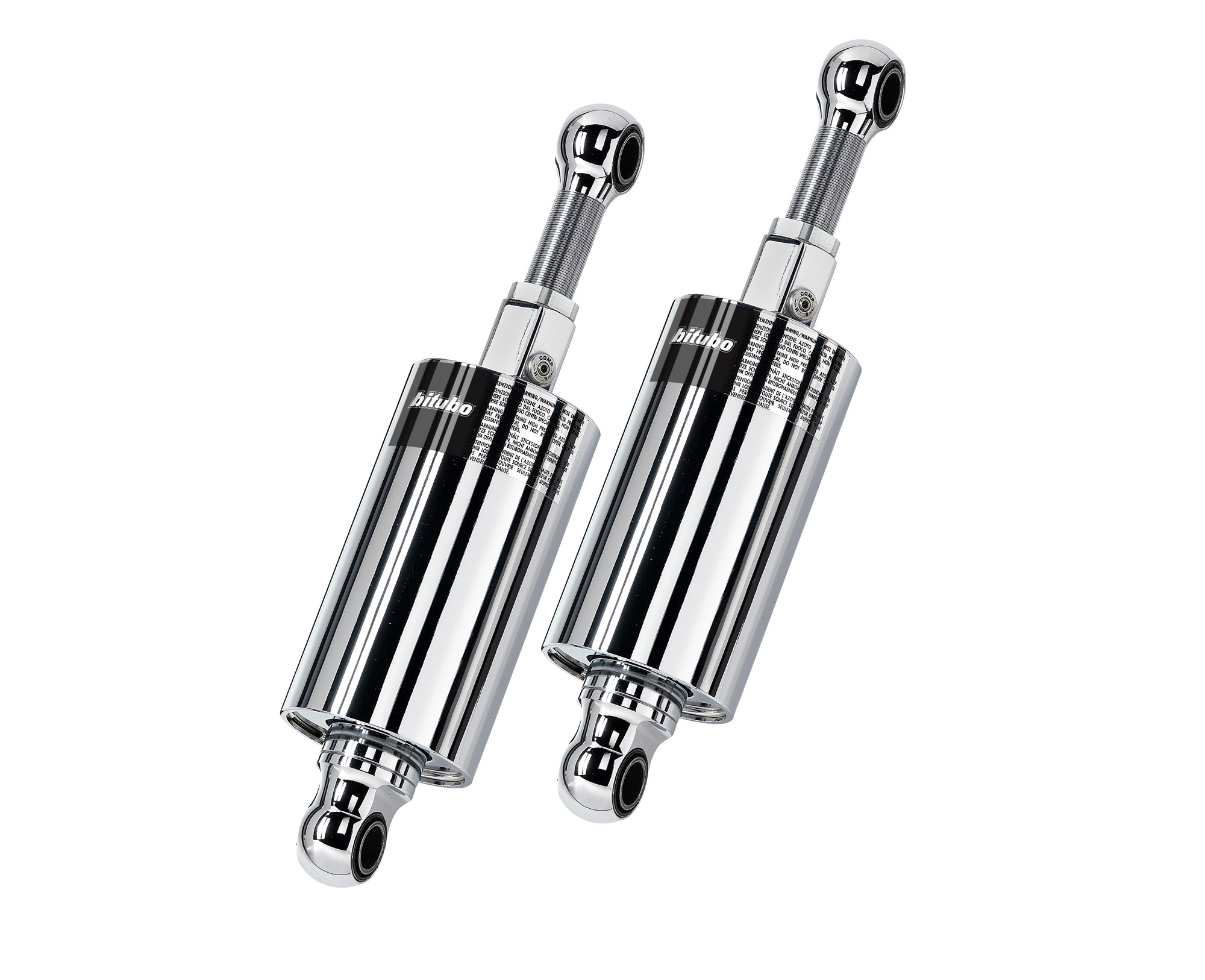 Bitubo Rear Shock Set Polished 11.25