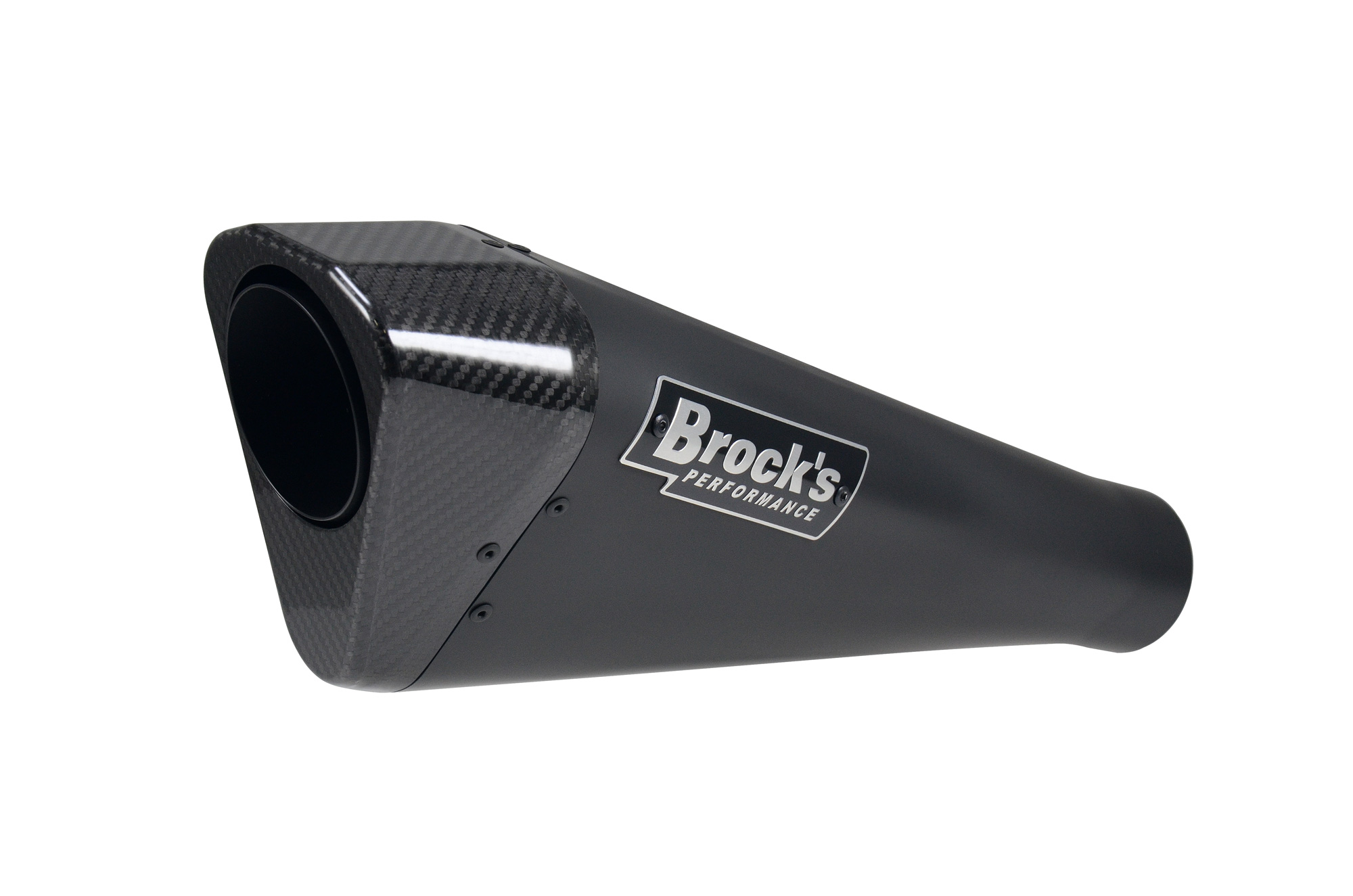 Buy 15" Penta-Carbon Replacement Muffler (Black) ZX-14R (12-24) and GSX-R1000 (17-24) SKU: 382773 at the price of US$ 879 | BrocksPerformance.com