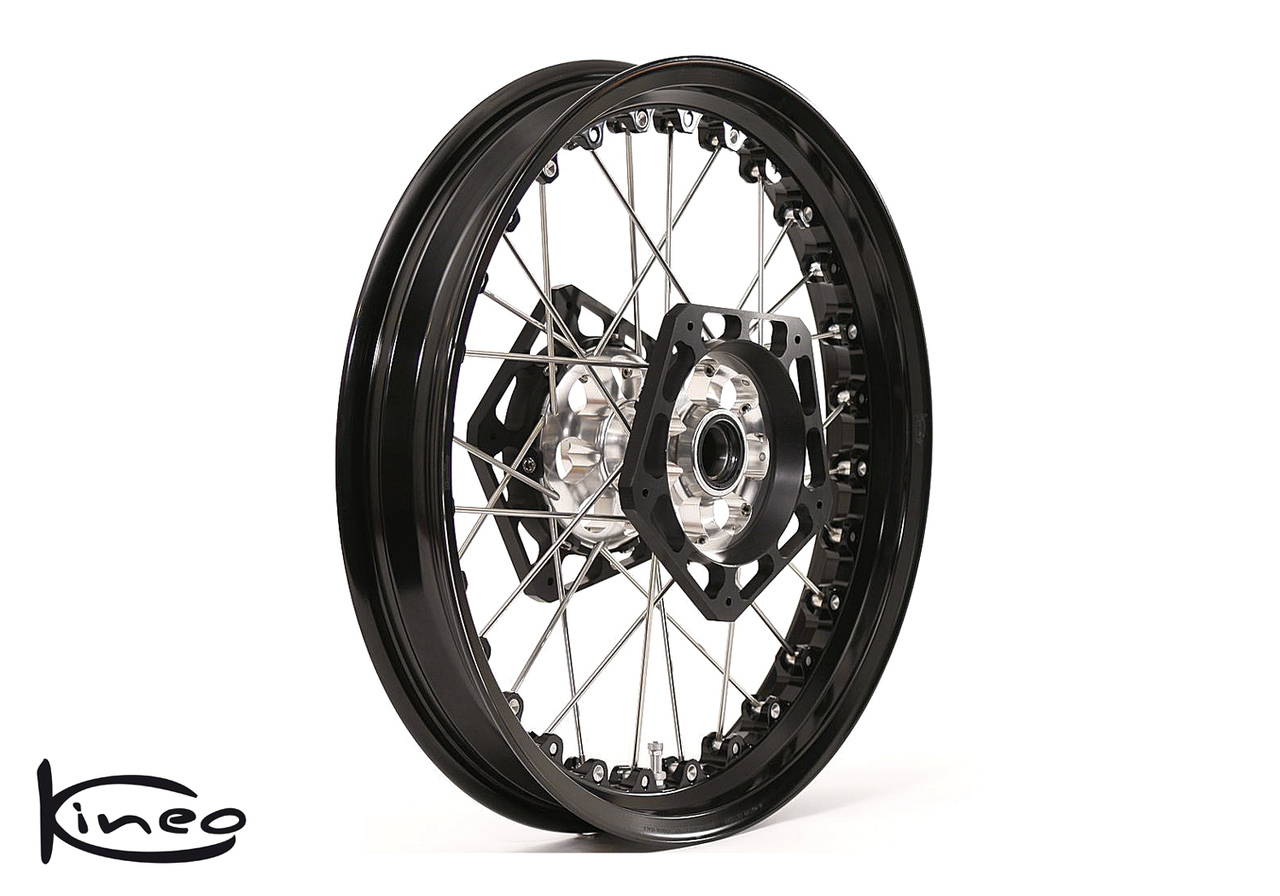 Buy Front Kineo Wire Spoked Wheel 3.50 x 17.0 Triumph Street Triple/ Street Triple R ABS (13-16) and Street Triple S/R/RS (2017) SKU: 286149 at the price of US$ 1295 | BrocksPerformance.com