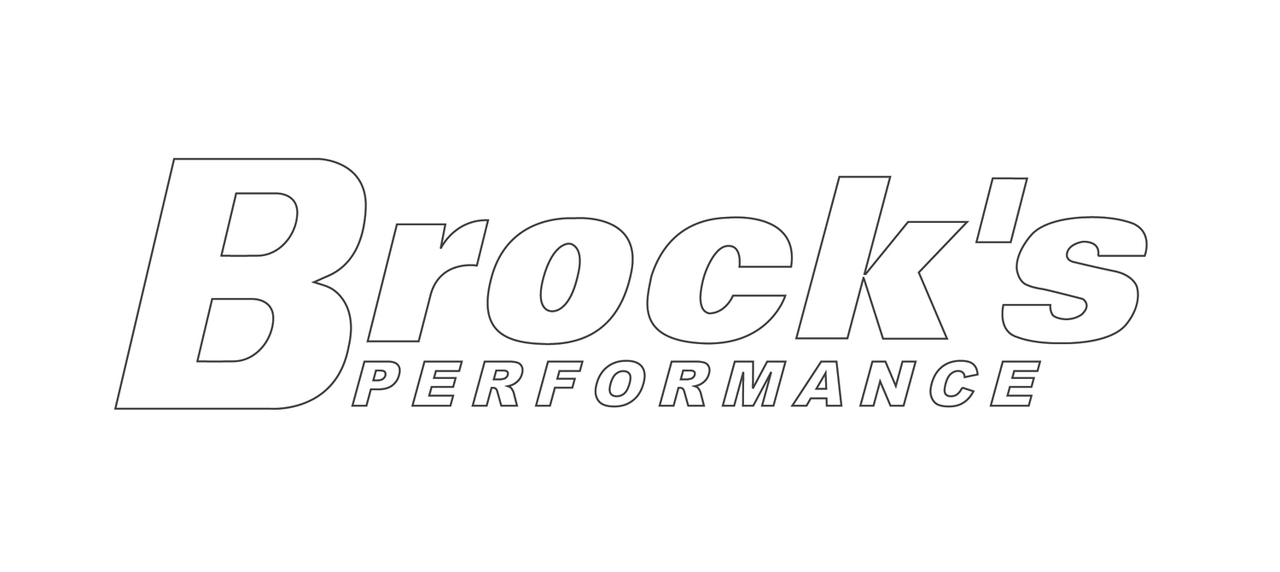 Buy 2 x 8'' Brock's Decal Intermediate White SKU: 902989 at the price of US$ 2.49 | BrocksPerformance.com