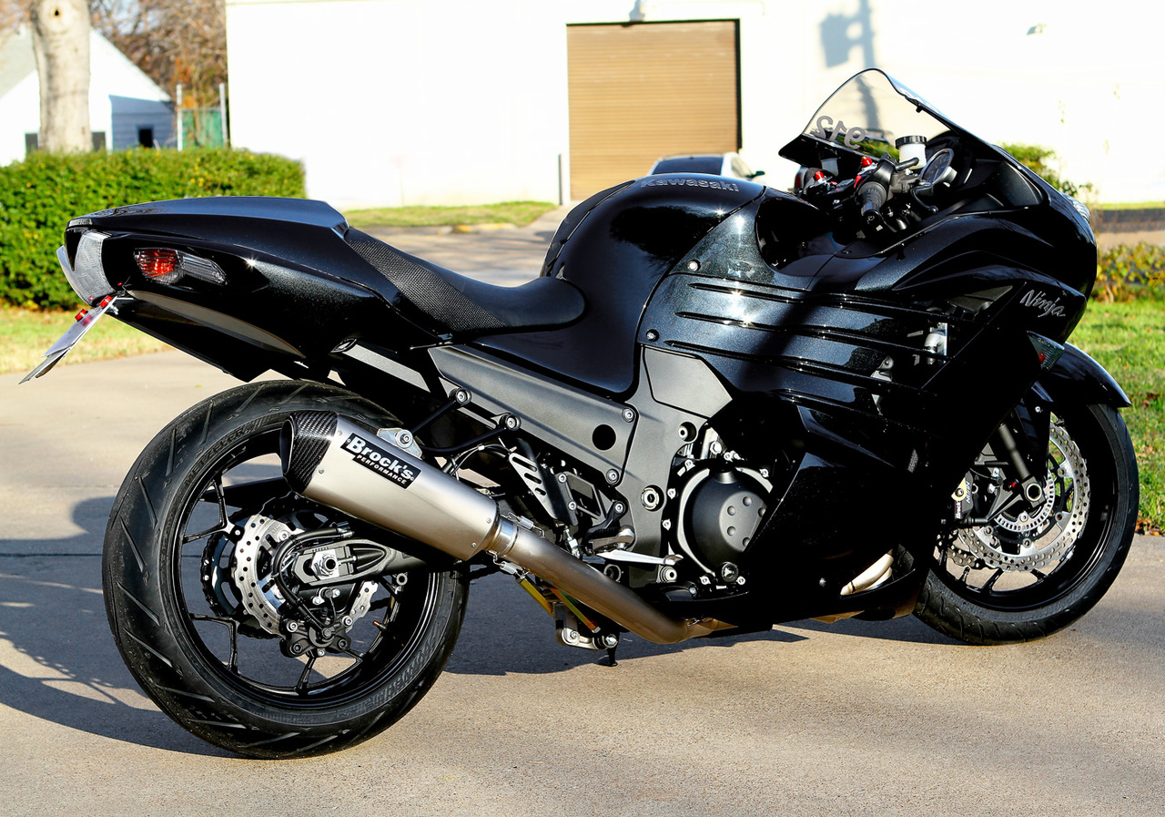 Buy CT Single Full System w/ 16" QuietKore Muffler ZX-14/R (06-24) SKU: 397606 at the price of US$ 2279 | BrocksPerformance.com