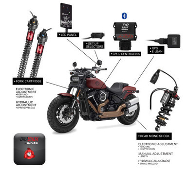 Buy DigiShox Electronic Suspension System H-D Fat Bob FXFB/FXFBS
