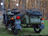 2013 Ural Gear-Up 2WD In "Taiga" Green, Black Drivetrain