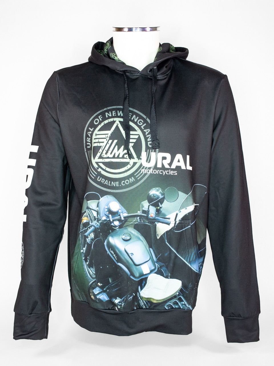 Maglione Raider Uomo, Manica Corta, Modello Carbon Print/Forest, 100% Poliestere