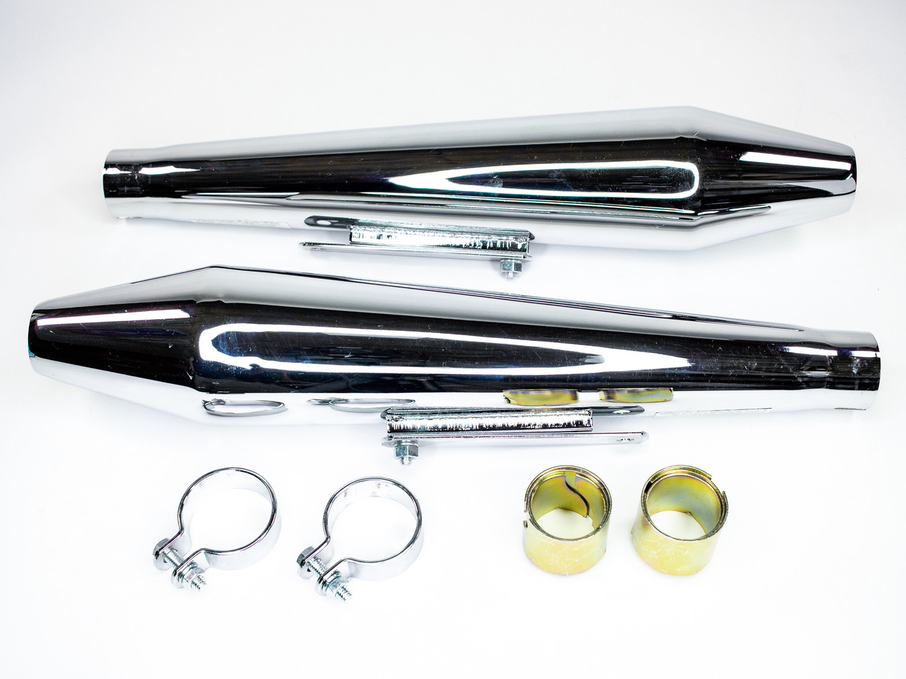 Cafe Racer Slip-On Muffler - AlphaCars & Motorcycles Online Store