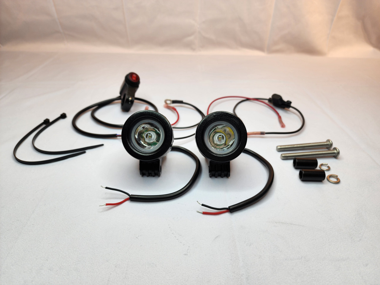 Dual LED Driving Light Kit for Himalayan Models (Royal Enfield)