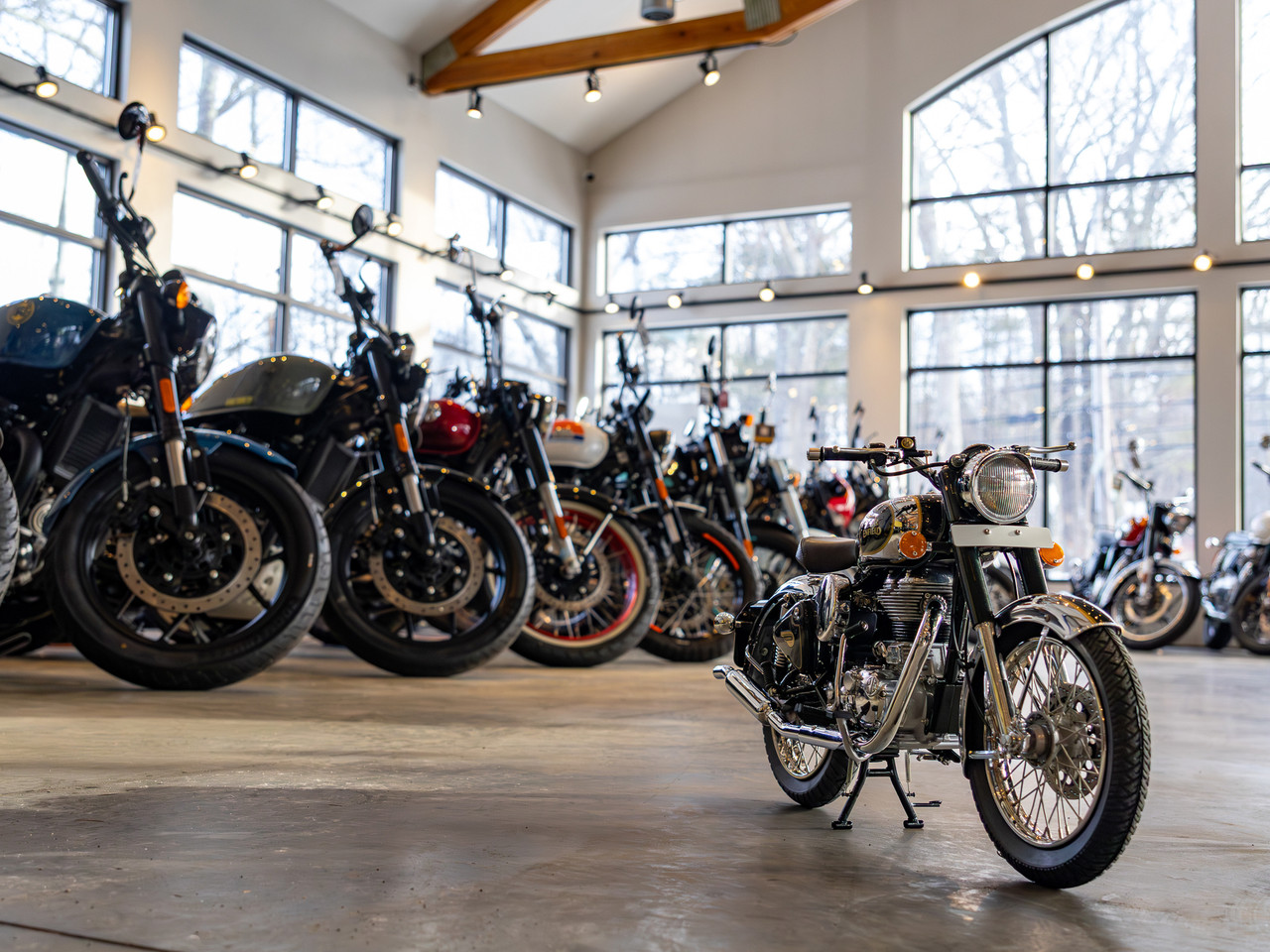 1:3 Scale Model Royal Enfield Motorcycles