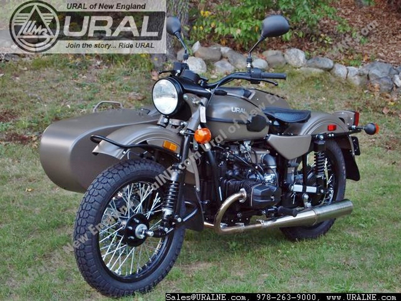 2012 Ural Patrol T 2WD Military Green Flat, Custom