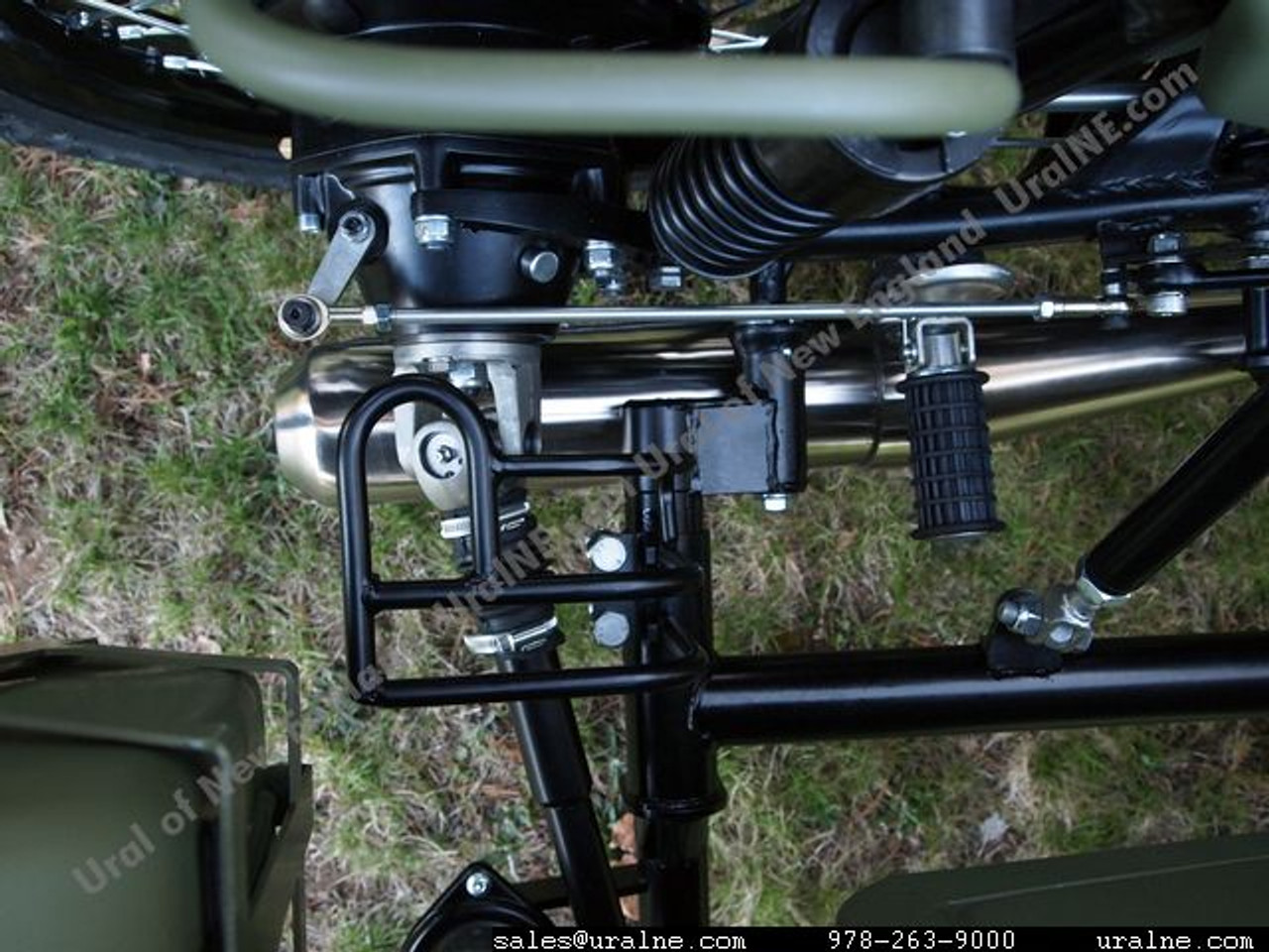 2013 Ural Gear-Up 2WD In "Taiga" Green, Black Drivetrain