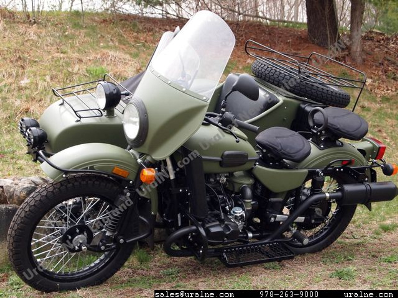 2012 Ural Gear-Up in "Taiga" Green with "Adventure" Package and Extras