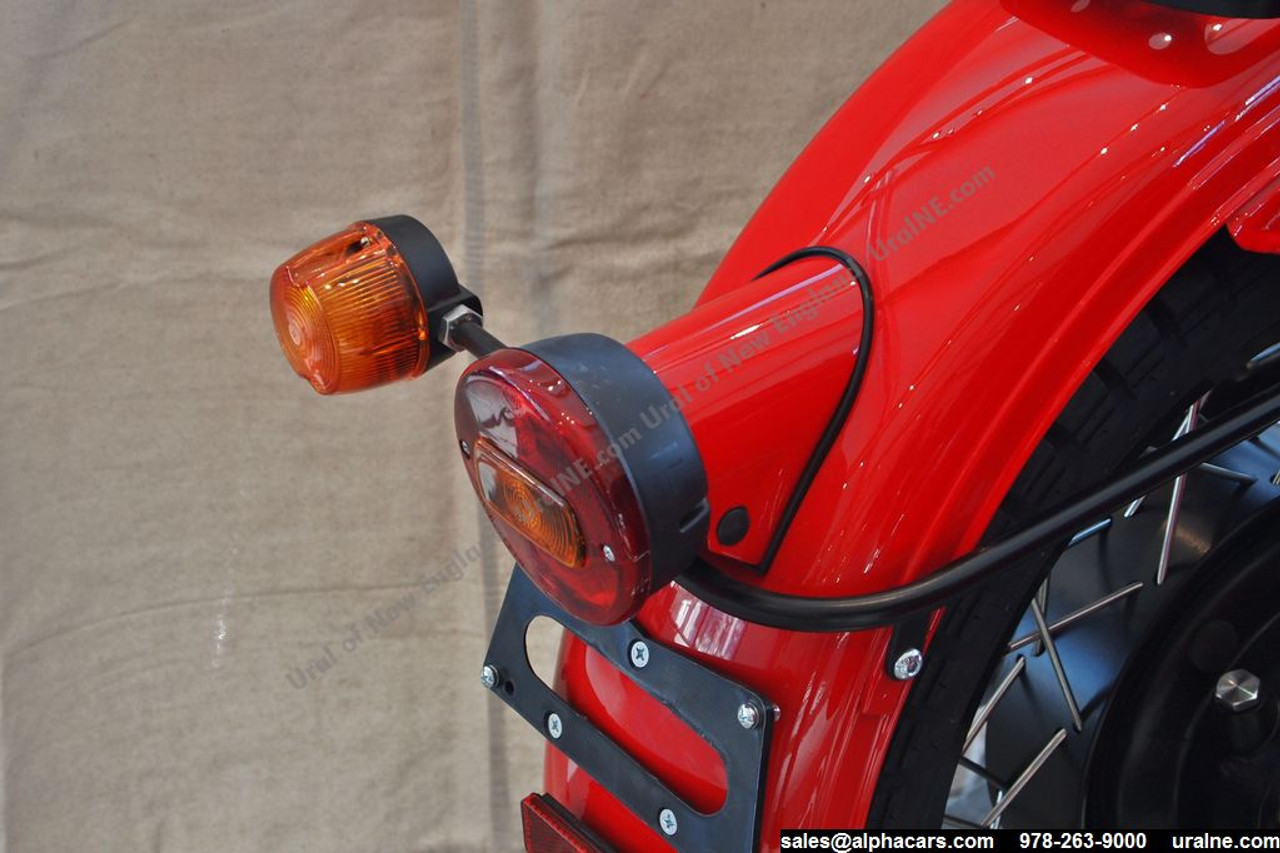 This photo shows the gasket, as it will appear as part of the complete retro rear bike light assembly.