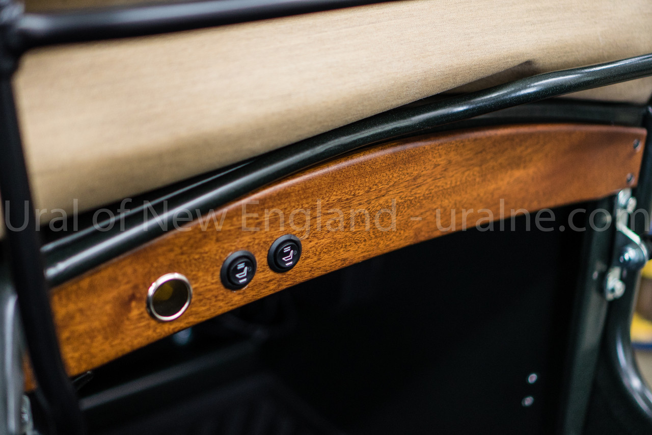 Handmade Wooden Sidecar Dashboard