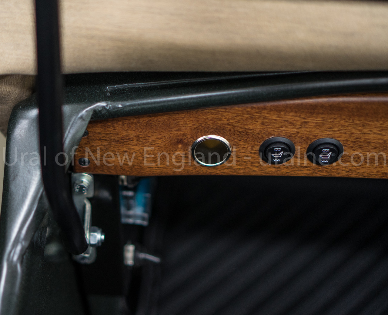 Handmade Wooden Sidecar Dashboard