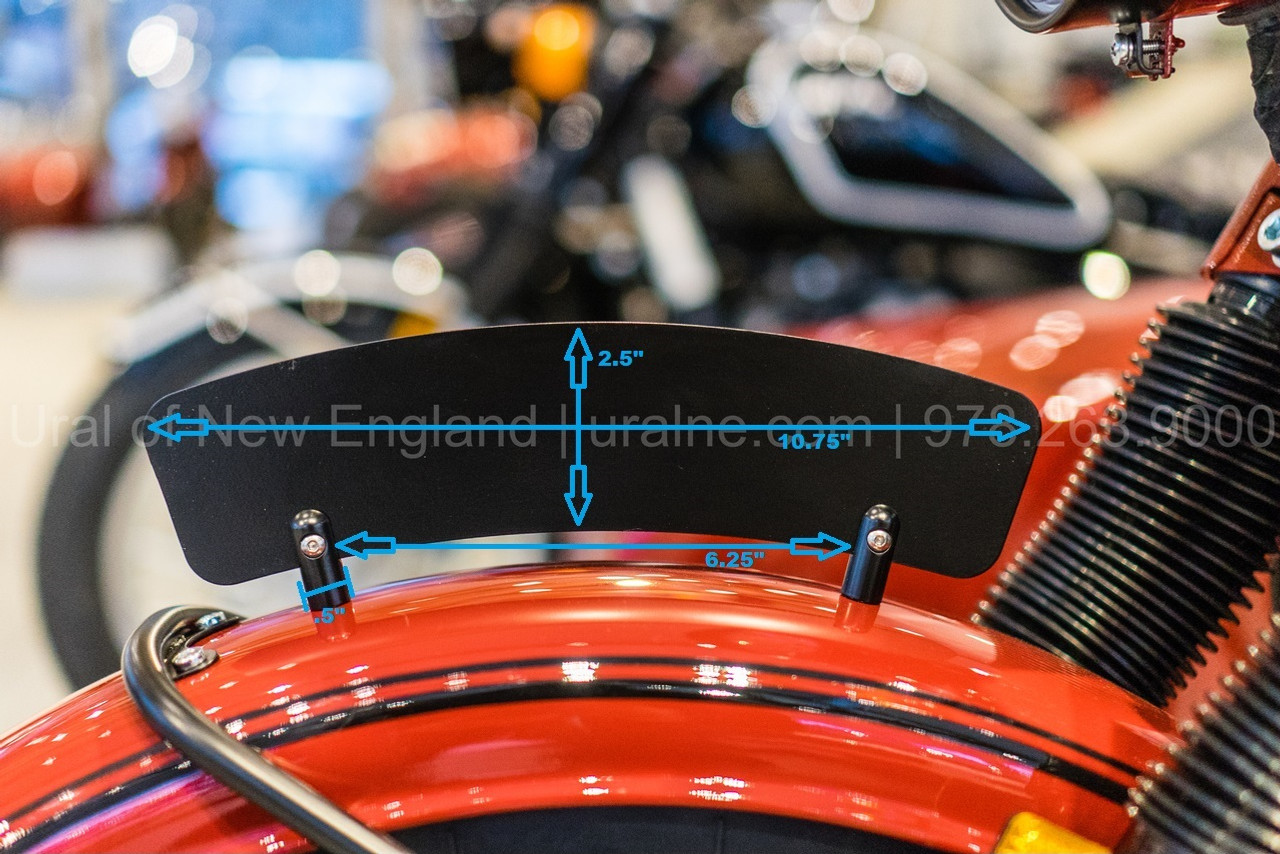 Front Fender License Plate AlphaCars & Motorcycles Online Store