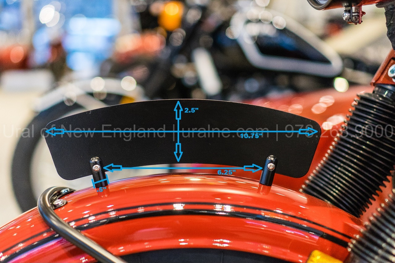 Front Fender License Plate AlphaCars & Motorcycles Online Store