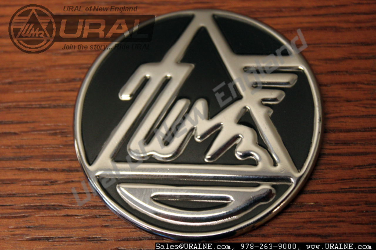 Ural Fuel Tank Logo (Aluminium W/Porcelan)