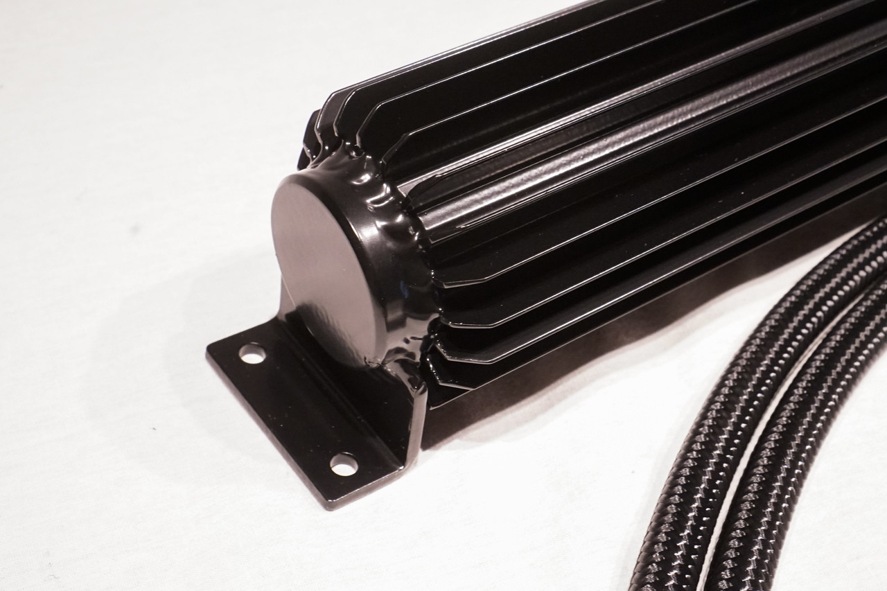 Aluminum Oil Cooler in Black