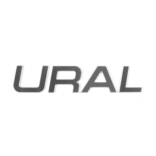 "Ural" Raised Aluminum Badge
