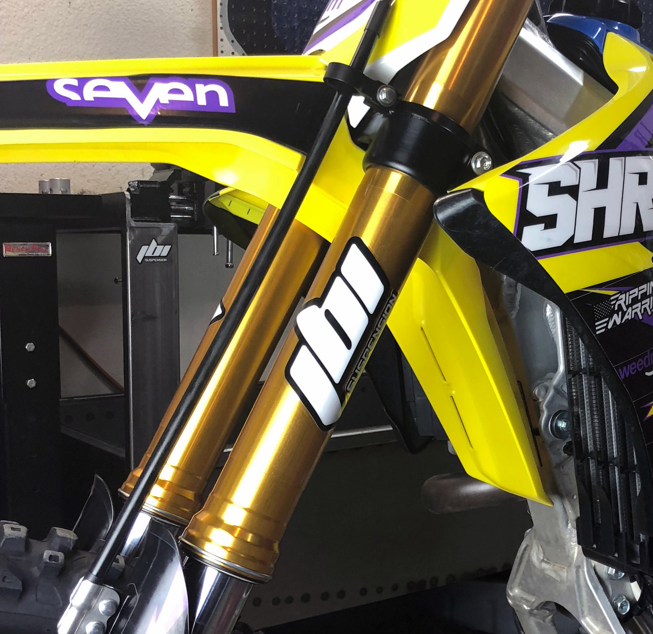 JBI Suspension 2018-2026 Suzuki RMZ450 Showa Pro Fork Kit Revalve
