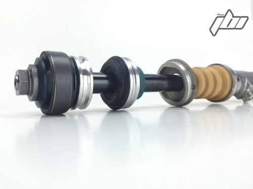 JBI Suspension KYB Shock Revalve with  JBI DLC Coat Shock Shaft, MXT Low Friction Ring, and SKF Shock Seal Head