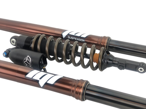 JBI Suspension Yamaha YZ250 KYB Fork and Shock Revalve with JBI Suspension DLC Coating, JBI Suspension Kashima Coat, and JBI Suspension Anodize