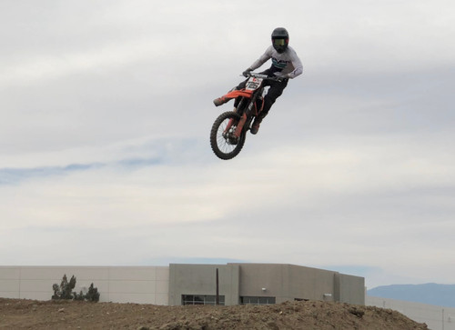 JBI Suspension WP AER48 Pro Fork in action at Milestone MX.  2019 KTM 350SXF