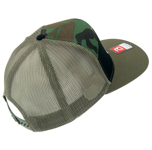 Ride JBI camo hat back right