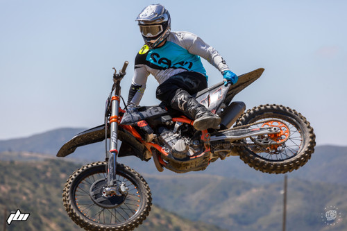 JBI Suspension WP AER48 Pro Fork in action at Fox Raceway.  2019 KTM 450SXF