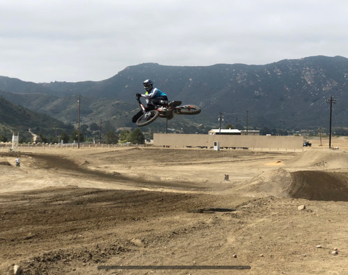 JBI Suspension WP AER48 Pro Fork in action at Fox Raceway.  2019 KTM 450SXF