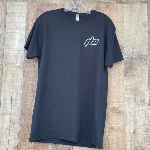 Ride JBI Black & Grey T Shirt Front Side